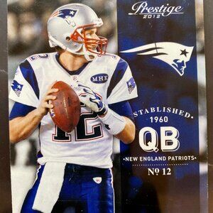 Tom Brady Card Bundle: 2012 Panini AFC Champs & 2011 Prizm Passing Dominance